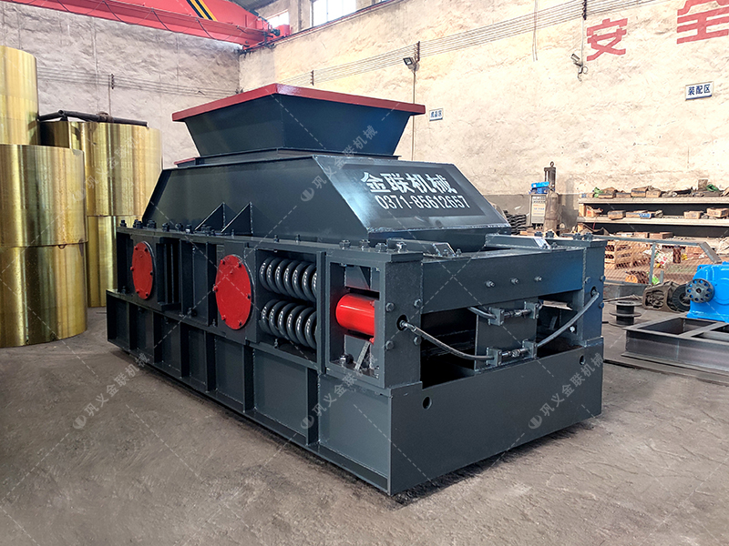 大型1200x800半自動對輥制砂機設備發貨圖片